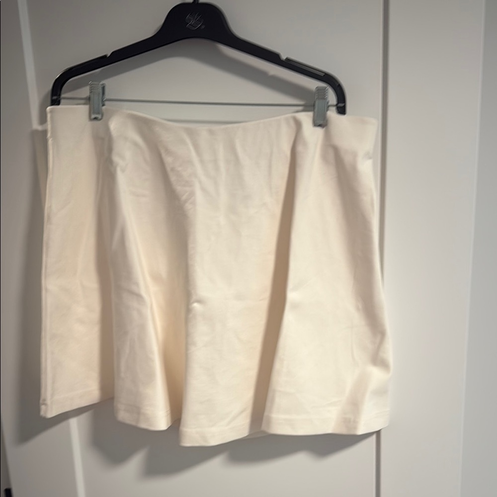 H&M Cream A-line Mini Skirt Casual Resort Wear
